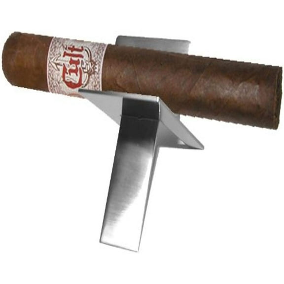Stainless Steel Cigar Stand, Foldable, Portable Pocket Size