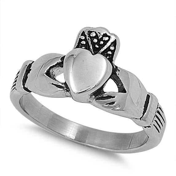 Stainless Steel Claddagh Ring