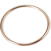Stainless Steel Classical Simple Plain Polished Round Circle Bangle Bracelet