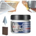 thumbnail image 1 of Stainless Steel Clean Wax, Magical Nano-Technology Stainless Steel Cleaning Paste, Stainless Steel Cleaner and Metal Polish, 3 In 1 Stainless Steel Wax Cleaner for Grease, Oven, Sink (A*1), 1 of 9