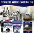 thumbnail image 1 of Stainless Steel Cleaner Paste | Multi-Purpose Cleaning Solution for Kitchen, Home, Auto Parts, Ceramic, Plastic, Mirrors | Rust Stain Remover | 100g | Heavy Duty Metal Cleaner, 1 of 8
