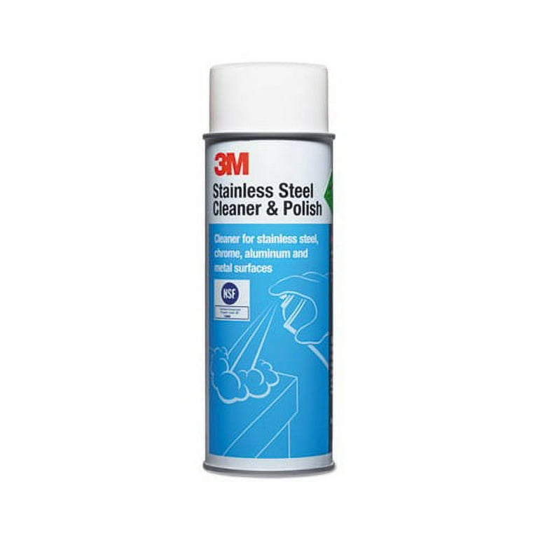 Stainless Steel Cleaner and Polish, Lime Scent, Foam, 21 oz Aerosol Spray, 12/Carton Stainless Steel Cleaner and Polish, Lime Scent, Foam, 21 oz Aerosol Spray, 12/Carton