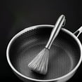 thumbnail image 1 of Stainless Steel Cleaning Brush | Cast Iron Pan Scrubber | 6 Inch Ergonomic Handle | Rust Removal | High Efficiency Dish Scraper | For Pots Pans Grill Sink Oven | Durable Wire Bristles | 1 Pack, 1 of 8