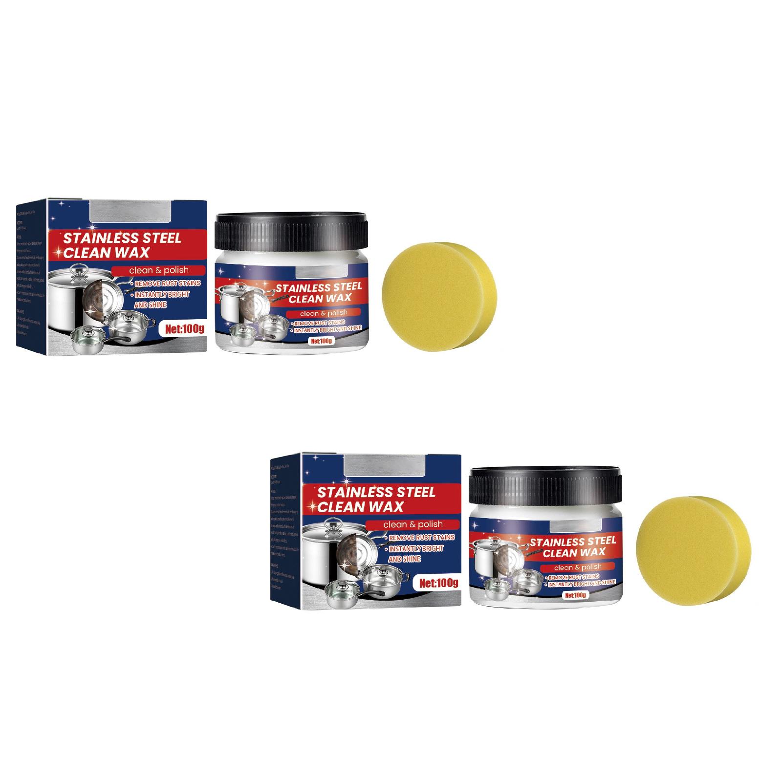 Stainless Steel Cleaning Paste Effective Foam Multipurpose Clean And