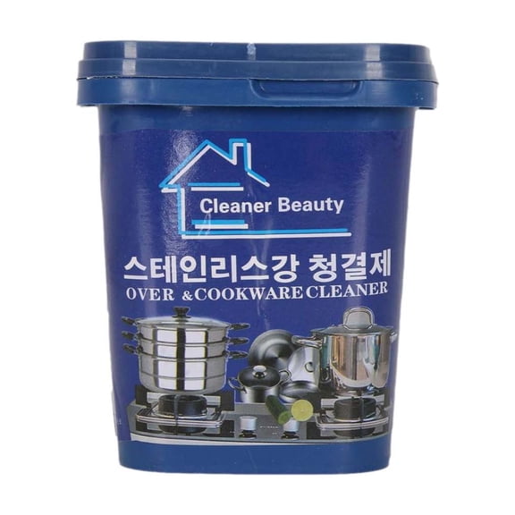 Stainless Steel Cleaning Paste Multifunctional Kitchen Cleaner Metal Rust Stains Oil Dirt Cleaners Remover for Sink Pots and Pans