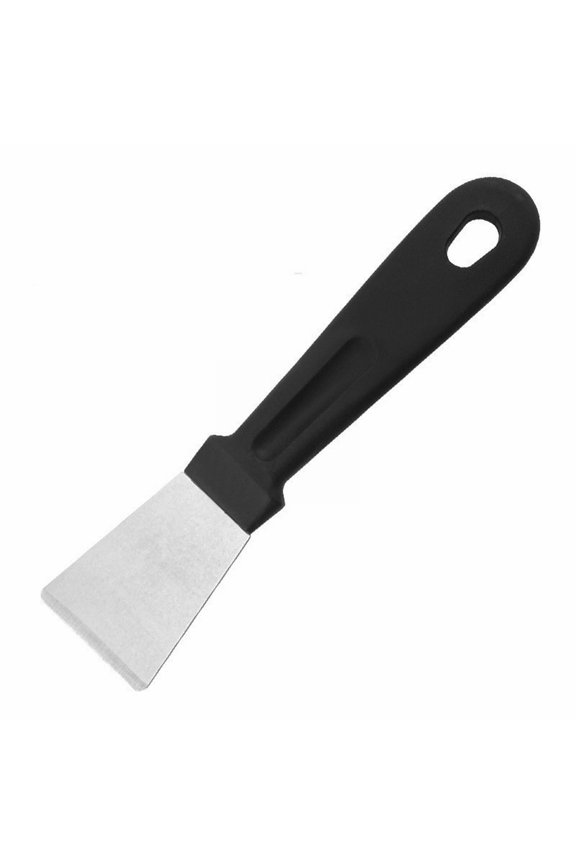 Stainless Steel Cleaning Scraper Set, 1-Pack Kitchen Scraper for Oven Stove Cooktop, Ergonomic Non-Slip Handle with Hook Hole, Corner Seam Cleaning Tool for Refrigerator Ice Removal and Paint