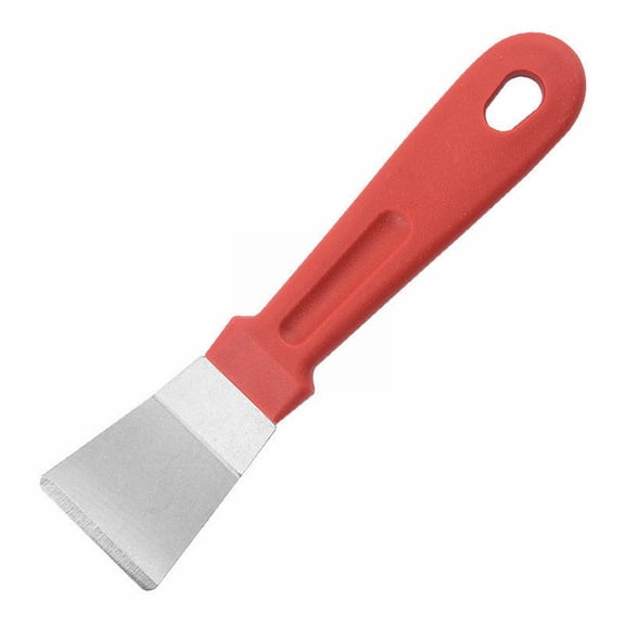 Stainless Steel Cleaning Scraper Set, 1-Pack Kitchen Scraper for Oven Stove Cooktop, Ergonomic Non-Slip Handle with Hook Hole, Corner Seam Cleaning Tool for Refrigerator Ice Removal and Paint