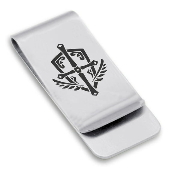 Stainless Steel Cleric Classic Slim Money Clip Credit Card Holder