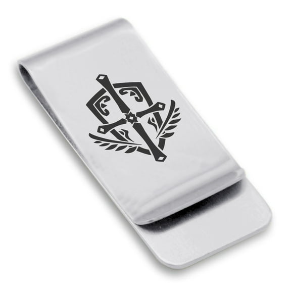 Stainless Steel Cleric Classic Slim Money Clip Credit Card Holder