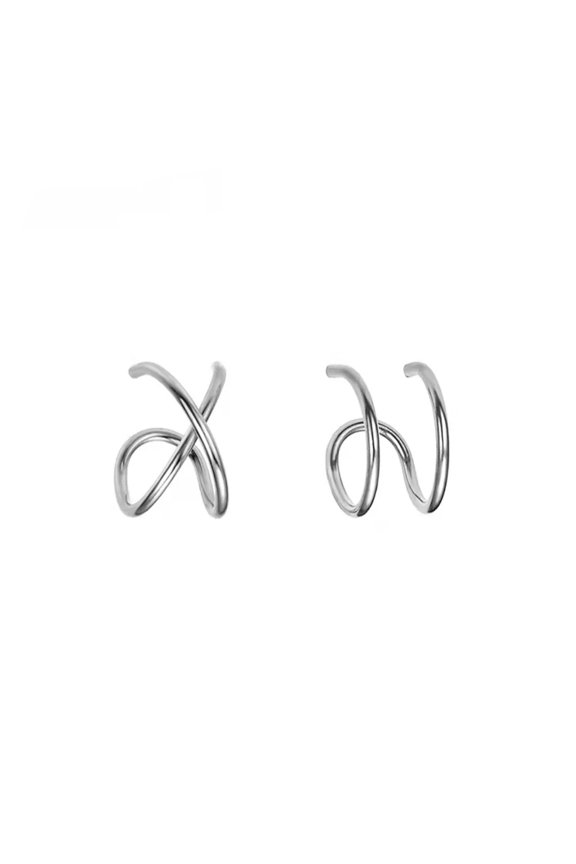 Stainless Steel Clip Earrings for Women High Quality Creative Simple C Non-Piercing Ear Clip Cuff Ear Buckle Trend Jewelry Gift