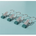 thumbnail image 1 of Stainless Steel Clip Hangers for Clothes, 20 Pack - Multi-Function 360掳 Rotating Pants Clips with Non-Slip Rubber Tips, Space-Saving Closet Organizers for Leggings, Jeans, Towels, 4.5 Inch, 1 of 1