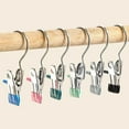 thumbnail image 1 of Stainless Steel Clip Hangers for Clothes, 20 Pack - Multi-Function 360° Rotating Pants Clips with Non-Slip Rubber Tips, Space-Saving Closet Organizers for Leggings, Jeans, Towels, 4.5 Inch, 1 of 1