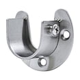 thumbnail image 1 of Stainless Steel Closet Rod Bracket, Closet Rod Holder, Heavy Duty Curtain Rod Holder, Closet Rod Support with Screws - Silver2 (1Pcs), 1 of 6