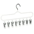 thumbnail image 1 of Stainless Steel Clothes Drying Rack, Hook Hanger with 8 Clips, Multifunctional Sock Pant Scarf Organizer, 1 of 6