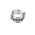 thumbnail image 1 of Stainless Steel Cock Ring, Metal Penis Ring with Sliding Beads Sex Toy for Men, 28MM, 1 of 6