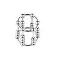 thumbnail image 1 of Stainless Steel Cock Ring with Beads, Metal Penis Ring with Sliding Beads Sex Toy for Men, S, 1 of 3