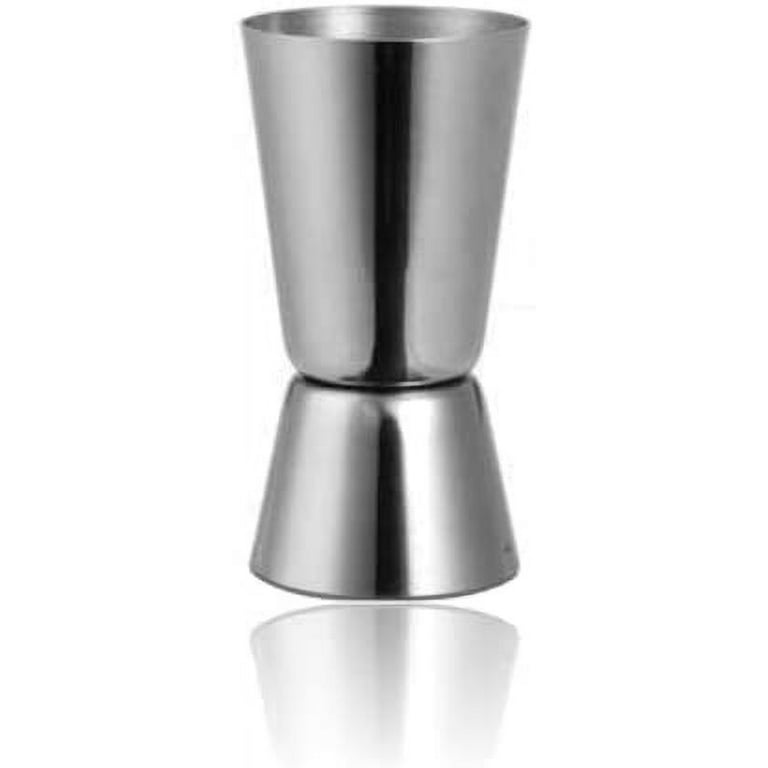 Stainless Steel Cocktail Measuring Cup, Peg Measurer/Bar Tool Jigger,  Kitchen/Bar Tools (30ml and 60ml) (Pack of 1)