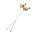 thumbnail image 1 of Stainless Steel Cocktail Picks Bar Tool Swizzle Stick Horse - 2 Piece, 1 of 1