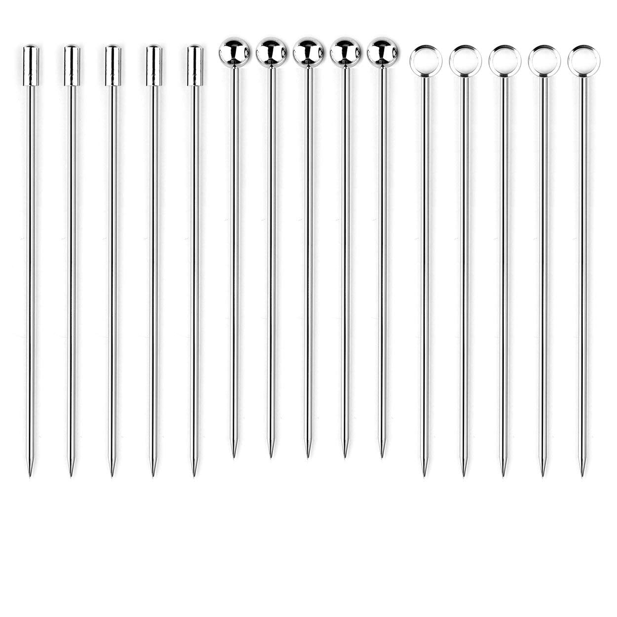 Stainless Steel Cocktail Picks Martini Picks Set