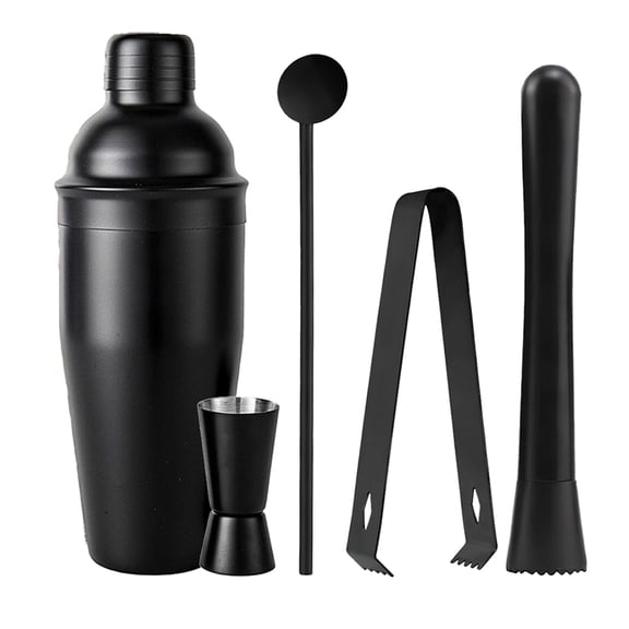 Stainless Steel Cocktail Shaker Five-Piece Home Cocktail Kit Bar Tool