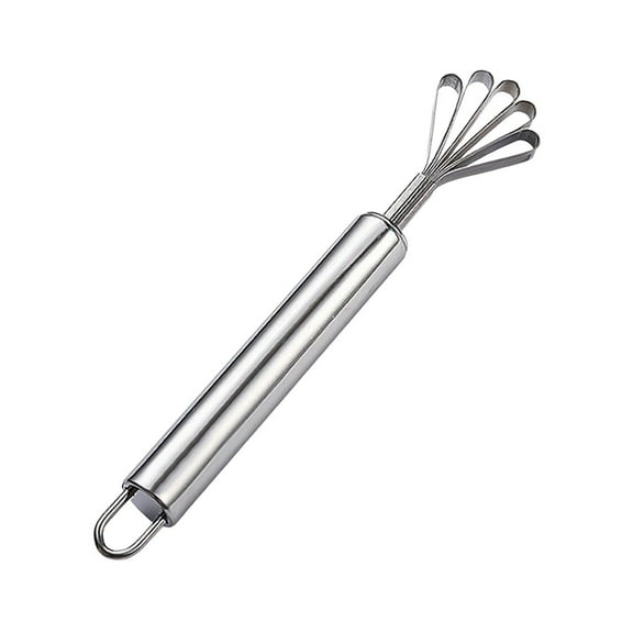 Stainless Steel Coconut Meat Scraper, Multifunctional Fish Scale Remover Melon Grinder Kitchen Tool