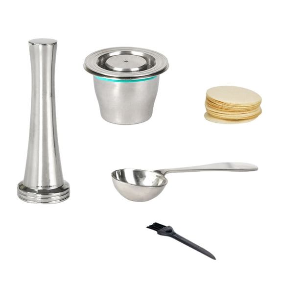 Stainless Steel Coffee Capsules Filter Coffee Machines Accessories Reusable Design Suitable for Brewing Performances