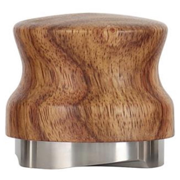 Stainless Steel Coffee Cloth Powder Machine Rosewood Three Pulp Press Adjustable Hammer 53mm, B