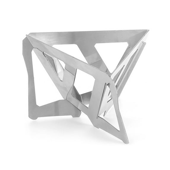 Stainless Steel Coffee Filter Holder Outdoor Camping Folding Portable Drip Rack Dripper