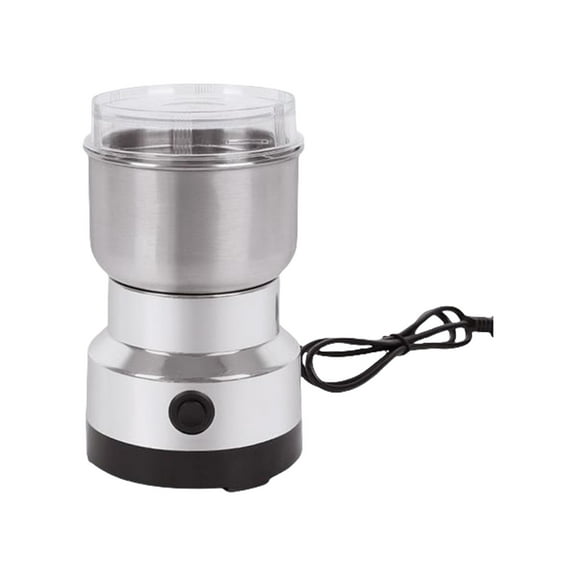 Stainless Steel Coffee Grinder With Four Blades, Multi-Speed Function And Easy Clean Design For Coffee Beans, Spices, Nuts Grinding 6.69X4.13X4.13In 1.43Lb