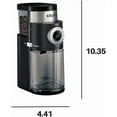 thumbnail image 1 of Stainless Steel Coffee Grinder with 12 Settings, 8 oz Capacity, Auto-Stop, Easy Clean for Drip, French Press, Espresso, 1 of 7