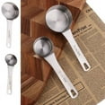 thumbnail image 1 of Stainless Steel Coffee Measuring Spoon 30ml 80ml | 304 Rust-Resistant Kitchen Scoop with Graduation | Precise Coffee Tool for Baking, Cooking, Ergonomic Handle, Sleek Design, 1 of 6
