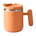 thumbnail image 1 of Stainless Steel Coffee Mug, Double Insulated Travel Mug, 450ML Reusable Hot Cold Beverage Cup with Lid and Handle, Leak Proof Spill Resistant Office Home Outdoor Drinkware, 1 of 7
