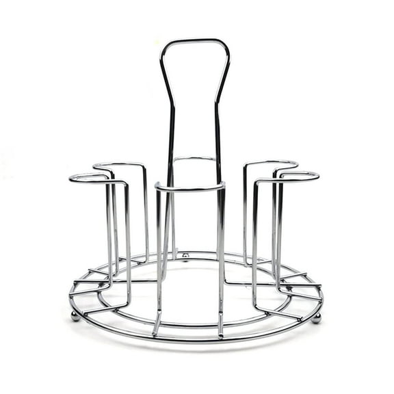 Stainless Steel Coffee Mug Holder - Easy to Hang Decorative Cup Rack Hooks for Multiple Mugs and Glasses Ideal for Home and Kitchen Organization