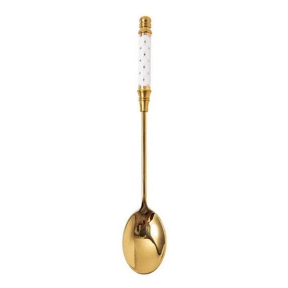 Stainless Steel Coffee Spoon Retro Tea And Coffee Spoon Gold-plated Dessert Stainless Steel Spoon Ceramics Spoon For Dessert Luxury Party Pink