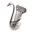 thumbnail image 1 of Stainless Steel Coffee Spoon Set with Stand 6-Piece Dessert Spoon for Bar Counter Household Tableware Primitive Style Elegant Design, 1 of 4
