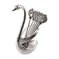 thumbnail image 1 of Stainless Steel Coffee Spoons Set with Holder Rack, 6 Mini Dessert Spoons for Home Kitchen, Cafe Bar Countertable, 1 of 4