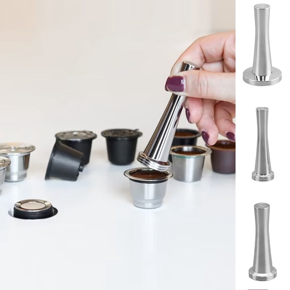 Stainless Steel Coffee Tamper Hammer For Espresso Capsule Press Tool 24 30 41Mm