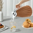 thumbnail image 1 of Stainless Steel Coffee Thermal Jug, Round Retro Rattan Thermal Jug Double Walled Vacuum Insualted Rattan Jug, 1 of 19