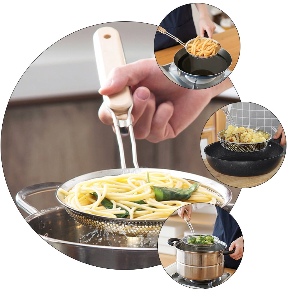 Stainless Steel Colander 1pc Stainless Steel Colander with Long Handle