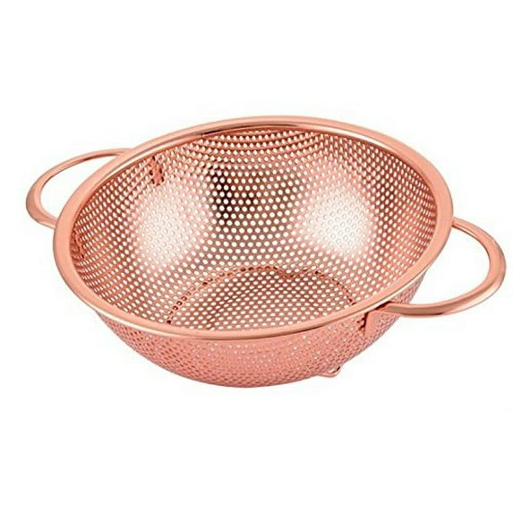 Stainless Steel Colander S/S 7.5" Rose Gold or Copper Color