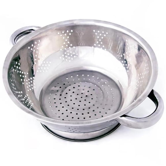 Stainless Steel Colander - Silver - 1 qt - Durable & Lightweight