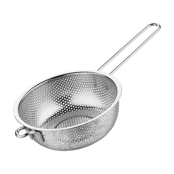 Stainless Steel Colander Strainer Rice Colander Perfect for Kitchen Use Efficiently Drain and Filters Fruits Vegetables