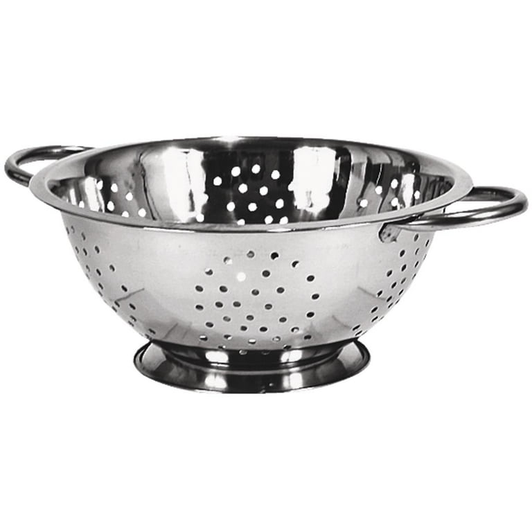 Stainless steel hot sale colander walmart