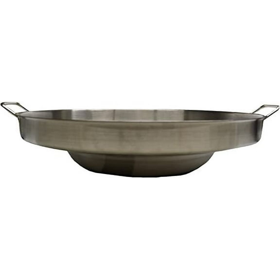 Stainless Steel Comal Pozo Para Tacos (Downward Concave for Frying)