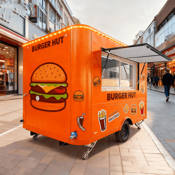 Stainless Steel Commercial Food Service Cart | Outdoor Catering Equipment