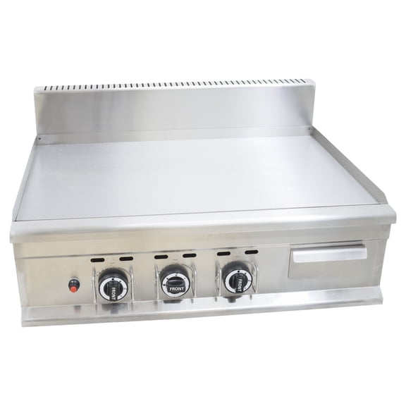 Stainless Steel Commercial Home LPG Gas Grill Countertop Flat Cooking Griddle Grill 2800Pa