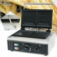 thumbnail image 1 of Stainless Steel Commercial Sandwich Machine Panini Press Grill Making Machine, 1 of 13