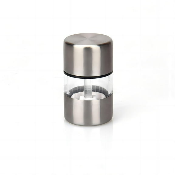 Stainless Steel Compact Seasoning Grinder Mill Kitchen Tool for Flavor Enhancement and Fresh