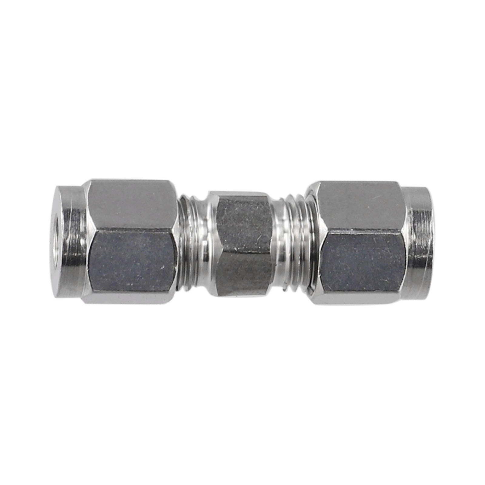 Stainless Steel Compression Tube Fitting Straight Connect Double ...