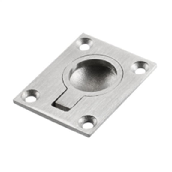 Stainless Steel Concealed Handle Finger Flush Ring Pull Handle Cupboard ...